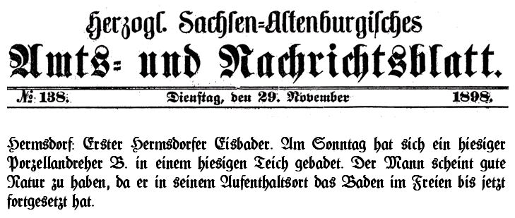 Nachrichtsblatt 1898